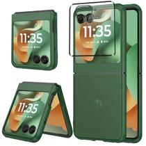 Capa Deekeewe Motorola Razr 2025 Antichoque Verde