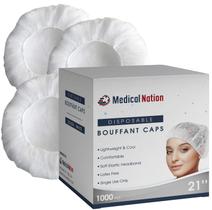 Capa descartável Bouffant Caps Medical Nation tamanho 21 a 1000
