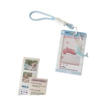 Capa Deslizante De Acrílico Com Desenho De Animal Fofo, Cordão De 3 Polegadas Para Crachá, Chaveiro,