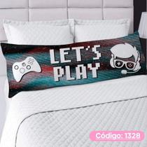 Capa deTravesseiro De Corpo Fronha Xuxão Com Ziper Personalizado 1.25x0.45cm Gamer Quarto Menino Capa deTravesseiro De Corpo Fronha Xuxão Com Ziper Personalizado 1.25x0.45cm Gamer Quarto Menino