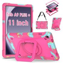 Capa DETUOSI para Samsung Galaxy Tab A9 Plus de 11 polegadas com alça