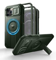 Capa Dexnor para iPhone 12 e iPhone 12 Pro com capa de câmera deslizante