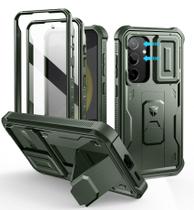 Capa Dexnor para Samsung Galaxy S24 com Capa de Câmera Deslizante - Design Militar