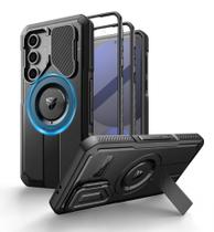 Capa Dexnor para Samsung Galaxy S24 FE com capa de câmera preta