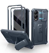 Capa Dexnor para Samsung Galaxy S25 Edge com capa de câmera deslizante
