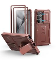 Capa Dexnor para Samsung Galaxy S25 Ultra com capa de câmera deslizante