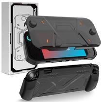 Capa DJ&RPPQ para Nintendo Switch 2 2025 TPU + PC preta