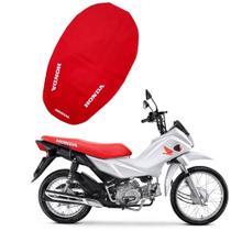 Capa do Banco Pop 110i 2016 à 2019 Vermelho - Piracapas