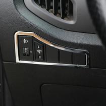 Capa Do Painel Do Interruptor De Farol Em ABS Cromado Para Kia Sportage R 2011-2015, Molduras