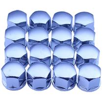 Capa do Parafuso de Roda Universal Cromado 19mm Jogo com 16pcs Capa do Parafuso de Roda Universal Cromado 19mm Jogo com 16pcs