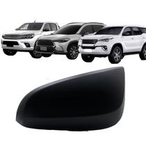 Capa do Retrovisor Hilux 2016 Até 2021 Preto Fosco S/ Pisca