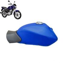 Capa do Tanque Azul com Colchete CG Titan Fan 125 150 2009 à 2013