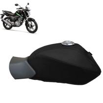 Capa do Tanque com Colchete CG Titan 160 2016+ Preto - Piracapas