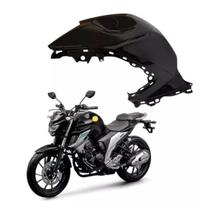 Capa do tanque esquerdo preto brilho fz25 fazer 250 2021 2023