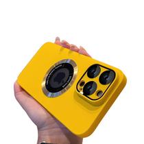 Capa Doulings Magnetic Series para iPhone 13 Pro Max amarela