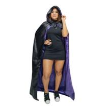 Capa Dupla Face Longa com Capuz Adulto