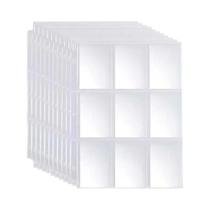 Capa dupla face para cartas de jogo, 9 bolsos transparentes de plástico para cartas de jogo Capa dupla face para cartas de jogo, 9 bolsos transparentes de plástico para cartas de jogo