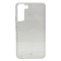 Capa Dupla Glitter para Samsung S22 transparente