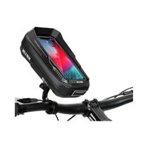Capa Dura à Prova d'Água para Bicicleta com Suporte para Telefone e Tela Sensível ao Toque