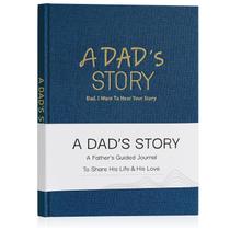 Capa dura de linho Journal Artmag Dad's Life Story 25x19x1 cm