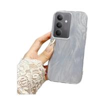 Capa Dura De Luxo Com Gradiente Prateado a Laser Para Samsung Galaxy S25 Ultra S25Plus S25FE Anti Capa Dura De Luxo Com Gradiente Prateado a Laser Para Samsung Galaxy S25 Ultra S25Plus S25FE Anti