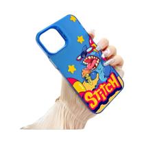 Capa Dura Stitch para iPhone 15/14/13/12/11 - Design Cartoon em TPU