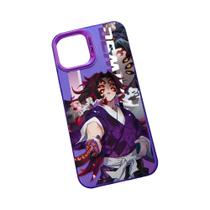 Capa Dura TPU Demon Slayer para iPhone 15/14/13/12/11 - Design Prateado
