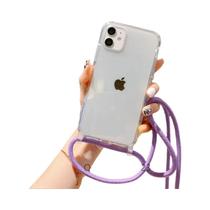 Capa Dura Transparente Com Cordão Para iPhone 16 15 14 13 12 11 pro Max XS XR X Capa Dura Transparente Com Cordão Para iPhone 16 15 14 13 12 11 pro Max XS XR X