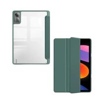 Capa Dura Transparente Para Redmi Pad SE 8.7 11 12.1 Com Capa De Despertar E Desligamento Para Redmi