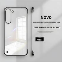 Capa Dura Ultra Fina Transparente Sem Moldura Para Samsung S25 S24 S23 FE plus Proteção Clara