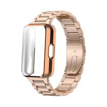 Capa Durável De TPU À Prova De Arranhões Para Samsung Galaxy Fit 3 SM-R390 Com Pulseira De Metal Em - NONE