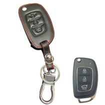 Capa E Chaveiro Chave Canivete Hyundai Azera Veloster Creta ix35 HB20 Tucson Elantra Sonata Santa Fé