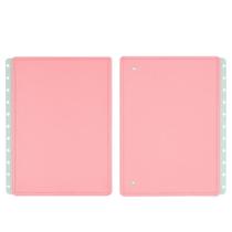 Capa E Contracapa Caderno Inteligente Grande Pastel Rosê