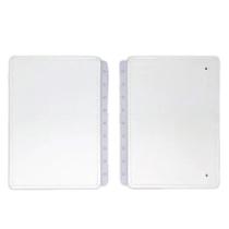 Capa e Contracapa Caderno Inteligente Médio All White