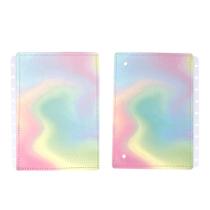 Capa e Contracapa Caderno Inteligente Médio Candy Splash