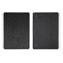 Capa e contracapa lets glitter neon black - medio Capa e contracapa lets glitter neon black - medio