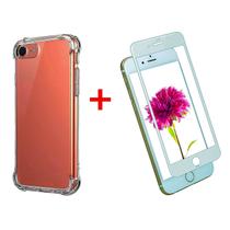 Capa e folha de vidro de mica completa para iPhone 7/8 Capa e folha de vidro de mica completa para iPhone 7/8