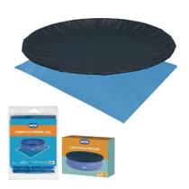 Capa E Forro Para Piscina 2400 Litros Mor Capa E Forro Para Piscina 2400 Litros Mor