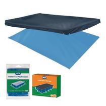 Capa E Forro Para Piscina 5000 Litros Mor