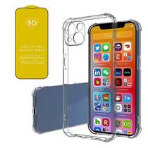 Capa e protetor de tela para iPhone 13 com vidro reforçado