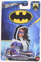 Capa e punhal Hot Wheels fundidos sob pressão Batman 85th Years 1:64