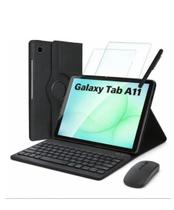 Capa e Teclado e Película e Caneta touch Para Tablet Galaxy A11 8.7 polegadas Kit Completo