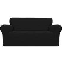 Capa Easy-Going Stretch Oversize Loveseat Black Capa Easy-Going Stretch Oversize Loveseat Black