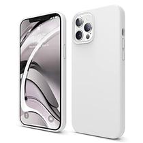 Capa elago de silicone líquido compatível com iPhone 12 Pro Max branca Capa elago de silicone líquido compatível com iPhone 12 Pro Max branca