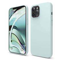 Capa elago de silicone líquido compatível com iPhone 12 Pro Max verde