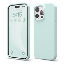 Capa elago de silicone líquido compatível para iPhone 15 Pro Max Mint