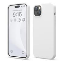 Capa elago de silicone líquido para iPhone 15 Plus branca