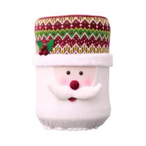 Capa Elástica Para Garrafa De Água De Natal De 5 Galões Com Tema De Papai Noel, Rena E Boneco De Capa Elástica Para Garrafa De Água De Natal De 5 Galões Com Tema De Papai Noel, Rena E Boneco De