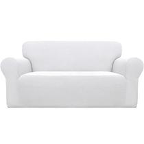 Capa Elástica para Loveseat - Cor Branca Neve