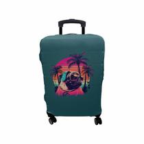 Capa Elástica Protetora De Mala Para Viagem De Pug P(10kg)